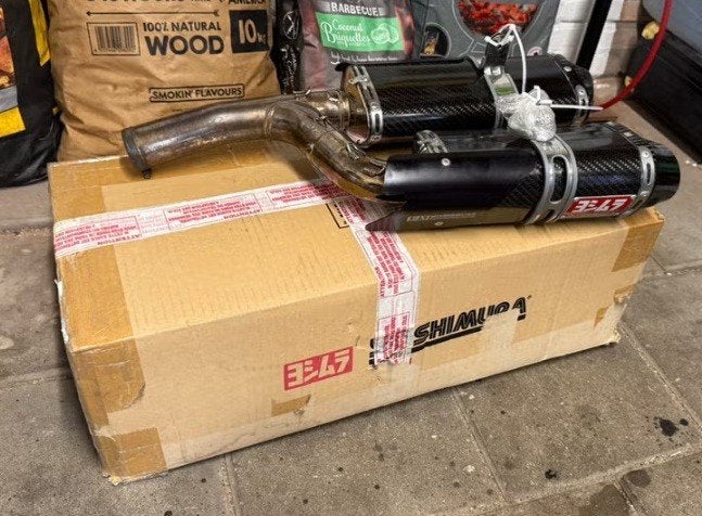 Yoshimura Uitlaat Full Carbon voor Suzuki B-king, Ophalen of Verzenden, Gebruikt