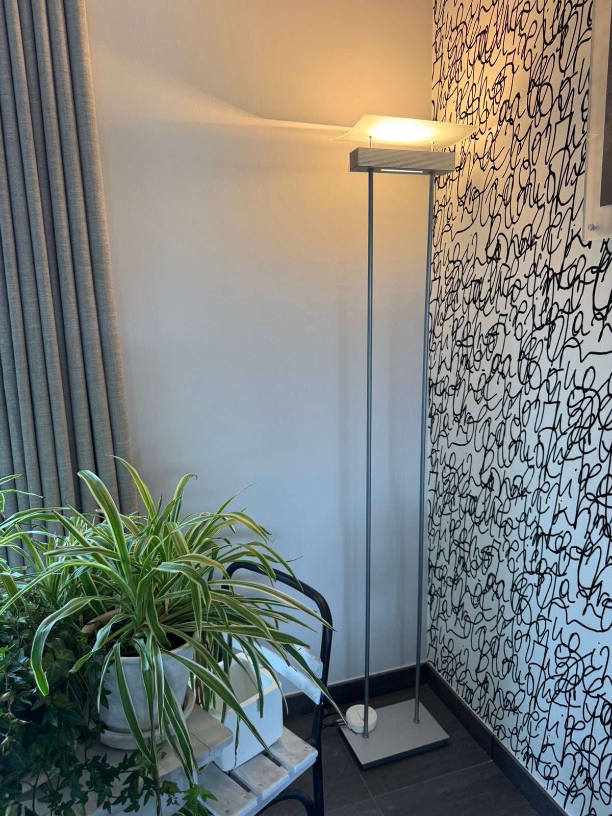 Massive design vloerlamp – dimbare halogeen – type 9308/21, Ophalen, Gebruikt, Overige fittingen, Metaal