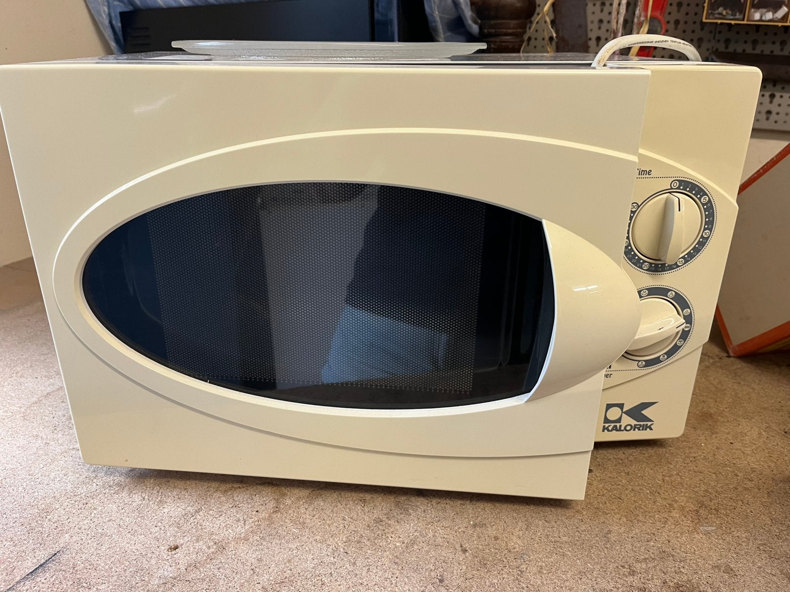 Witte microgolf, Electroménager, Micro-ondes, Enlèvement, Utilisé, 45 à 60 cm, Micro-ondes