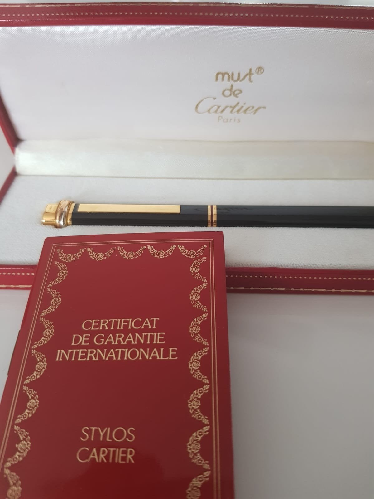 Must de Cartier Vendôme Trinity balpen, Balpen, Met doosje, Zo goed als nieuw, Ophalen