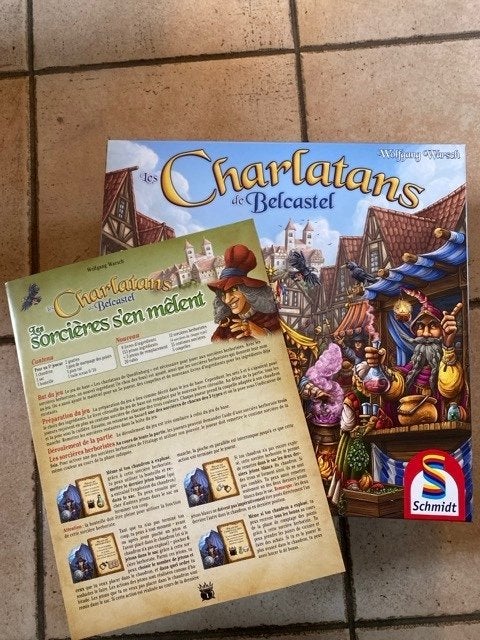 LES CHARLATANS DE BELCASTEL + EXTENSION - super jeu VF, Envoi