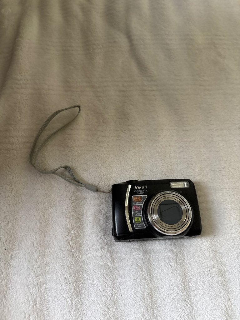 Nikon Coolpix L101 digitale camera, Ophalen, Ingebouwde flitser, Instant camera, Zo goed als nieuw