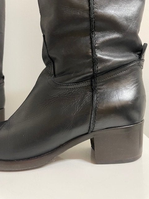 Scapa laarzen, zwart, mt 38, Scapa, Enlèvement ou Envoi, Porté, Bottes hautes