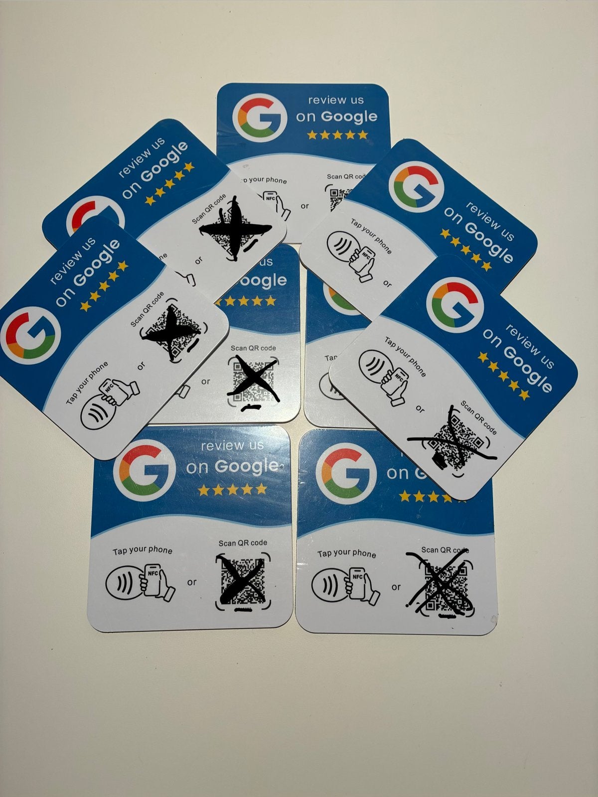 10 google review cards, Enlèvement ou Envoi, Autres types, Autres types