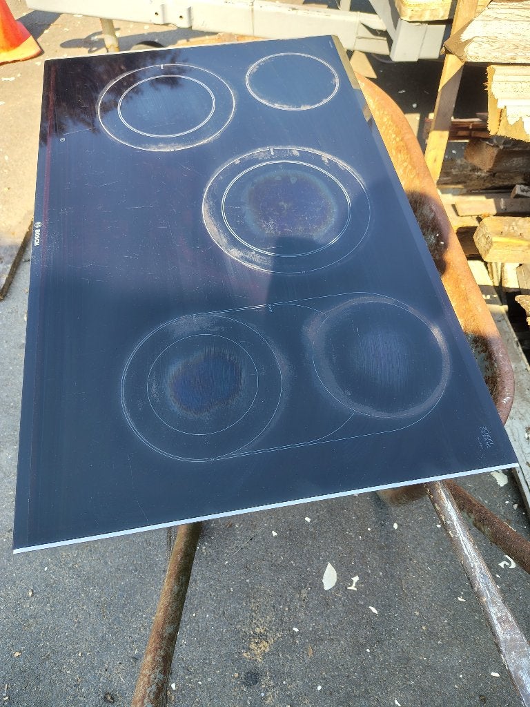 kookplaat BOSCH 53 x 81 met schade, Ophalen, Gebruikt, Keramisch, Inbouw