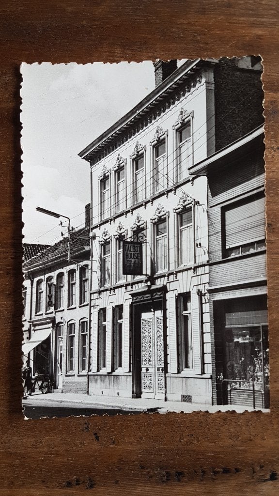 Postkaart Poperinge Talbot-House (zie keerzijde), Collections, Enlèvement ou Envoi, 1940 à 1960, Affranchie, Flandre Occidentale
