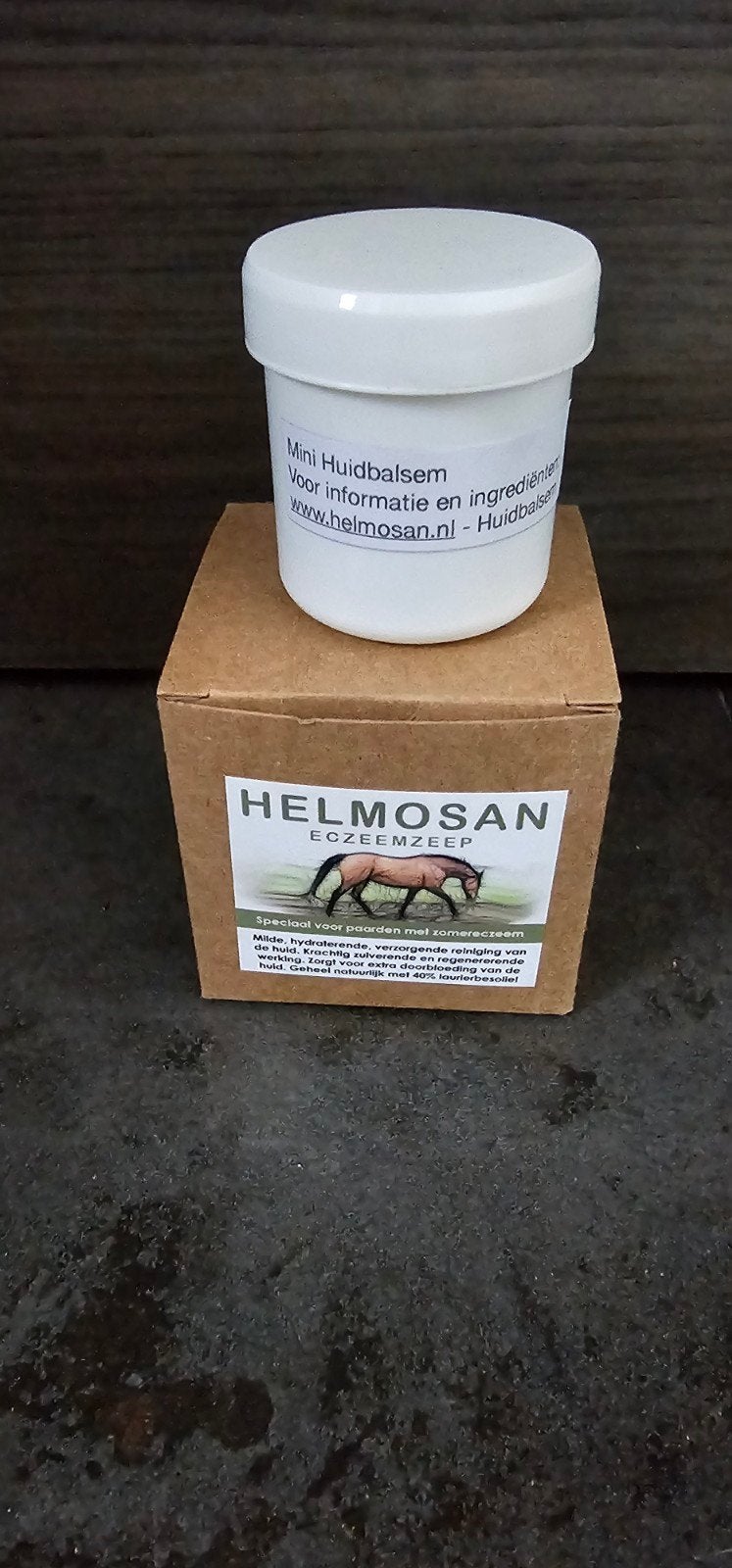 Helmosan - huidbalsem & zeepje, Ophalen