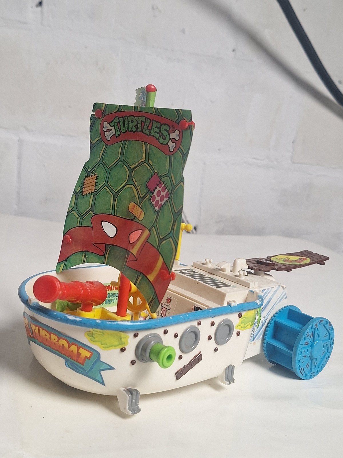 Ninja Turtles - Leo's Jolly Turtle Tubboat - Playmates 1991, Ophalen of Verzenden