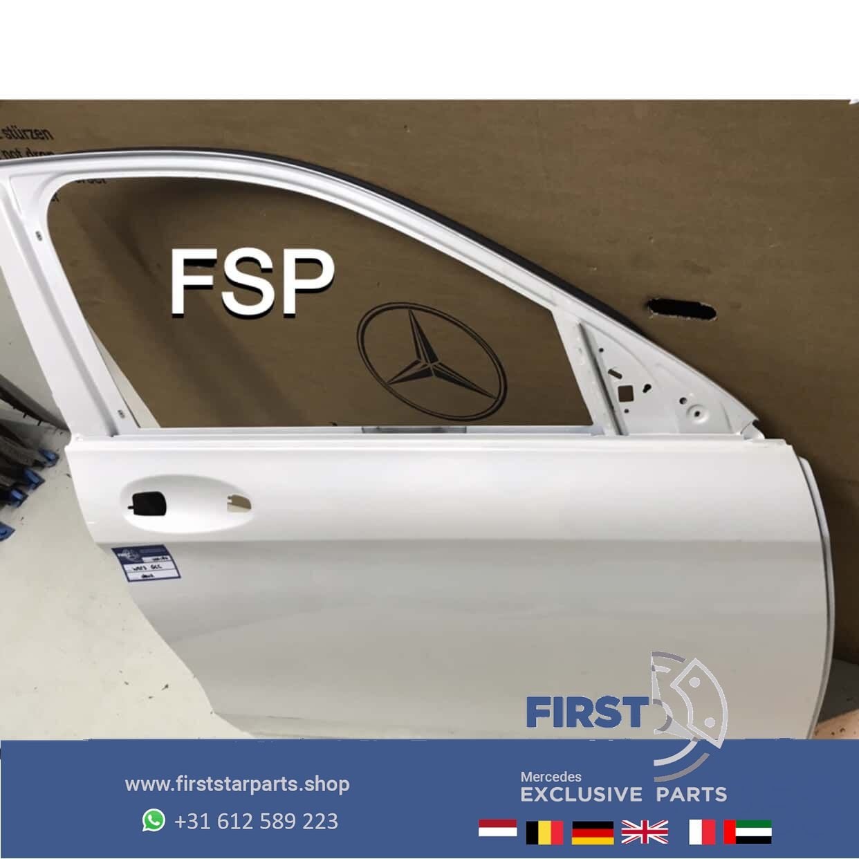 W253 GLC DEUR PORTIER RECHTS VOOR Mercedes GLC Klasse 2016-2, Auto-onderdelen, Gebruikt, -, Deur, Ophalen of Verzenden
