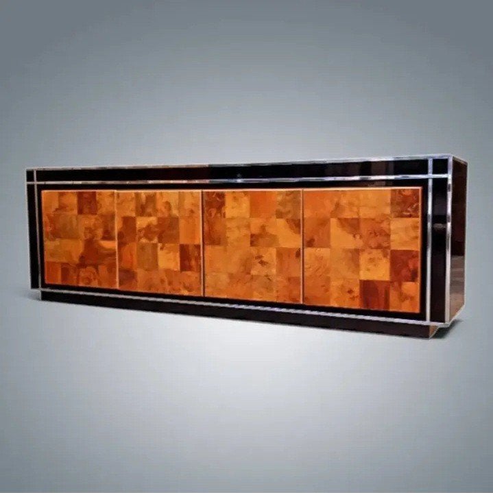 Vintage dressoir, dressoir, Willy Rizzo/Mario Sabot, jaren 7, Antiek en Kunst, Ophalen