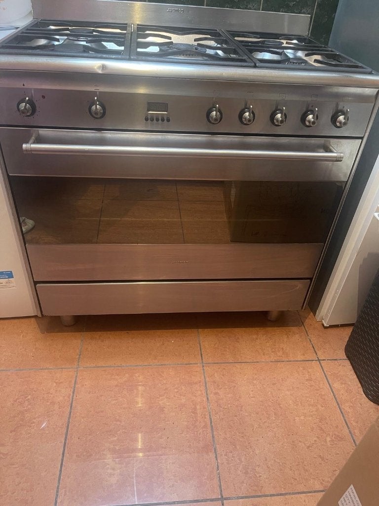 Gasfornuis met oven SMEG, Gaz, Enlèvement, Utilisé, 5 zones de cuisson ou plus