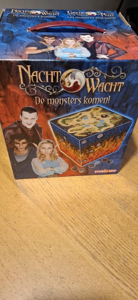 Gezelschapsspel Nachtwacht. De monsters komen. Studio 100., Een of twee spelers, Ophalen, Zo goed als nieuw, Studio 100