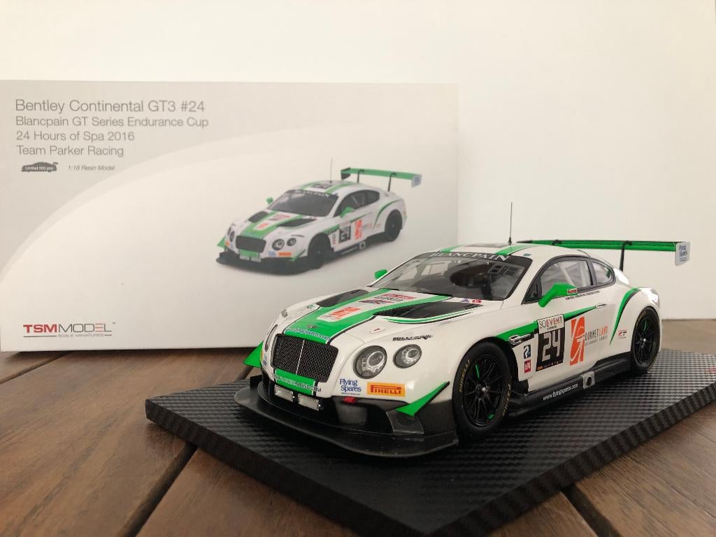 TSM Bentley Continental GT3 24 Hours of Spa 2016, Ophalen of Verzenden, Zo goed als nieuw, Auto, Overige merken