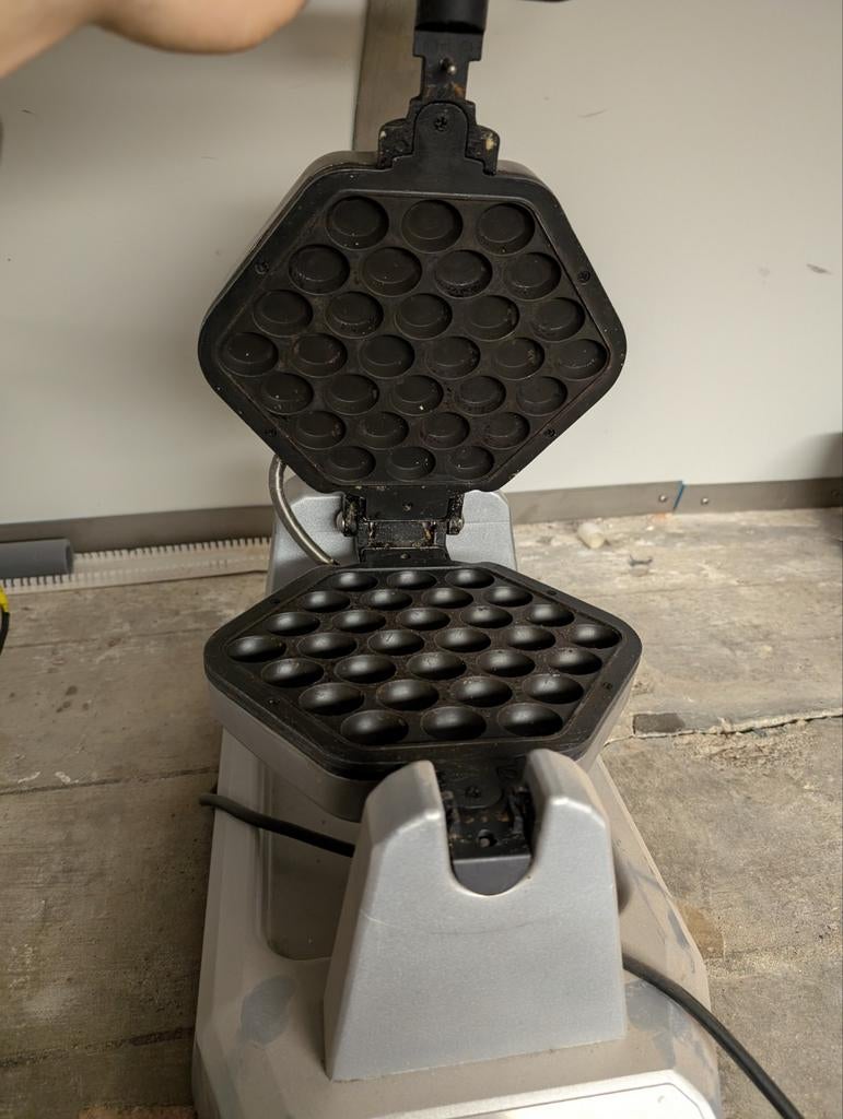 Bubble Wafel machine, Ophalen