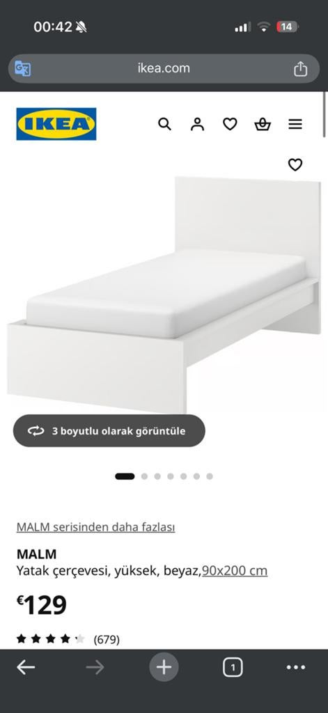 Bed, Huis en Inrichting, Slaapkamer | Bedden, Ophalen, Zo goed als nieuw