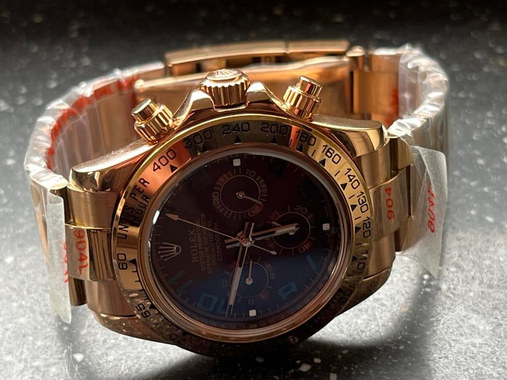 Rolex Daytona rosé., Ophalen, Staal, Polshorloge, Nieuw
