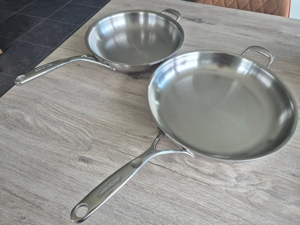 Poêles Demeyere Proline 28 cm et 32 cm | excellent état, Poêle à crêpes, Inox, Demeyere, Comme neuf