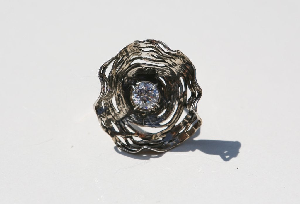 Prachtige nieuwe 925 zilveren ring, Ophalen of Verzenden, Nieuw, Zilver, Zilver