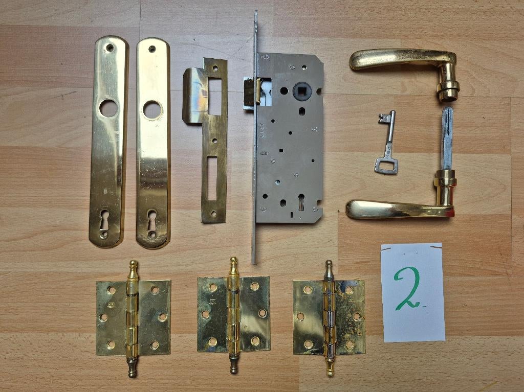 Quincaillerie de porte ( complète ), Enlèvement ou Envoi, Comme neuf