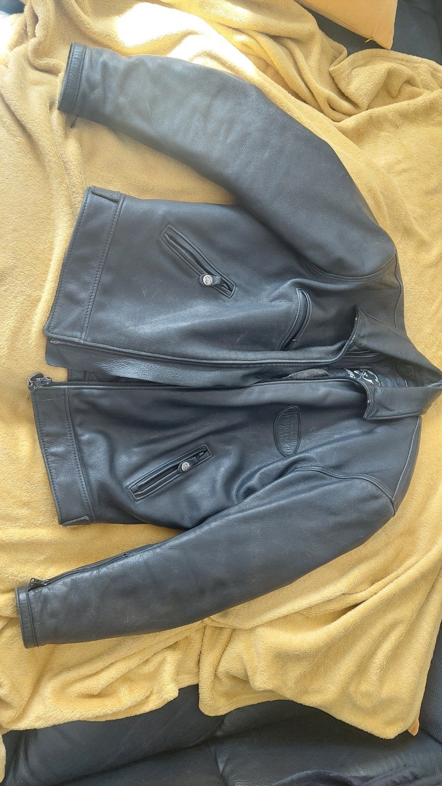 VESTE MOTO CUIR FURYGAN TAILLE XL, Motos, Enlèvement ou Envoi