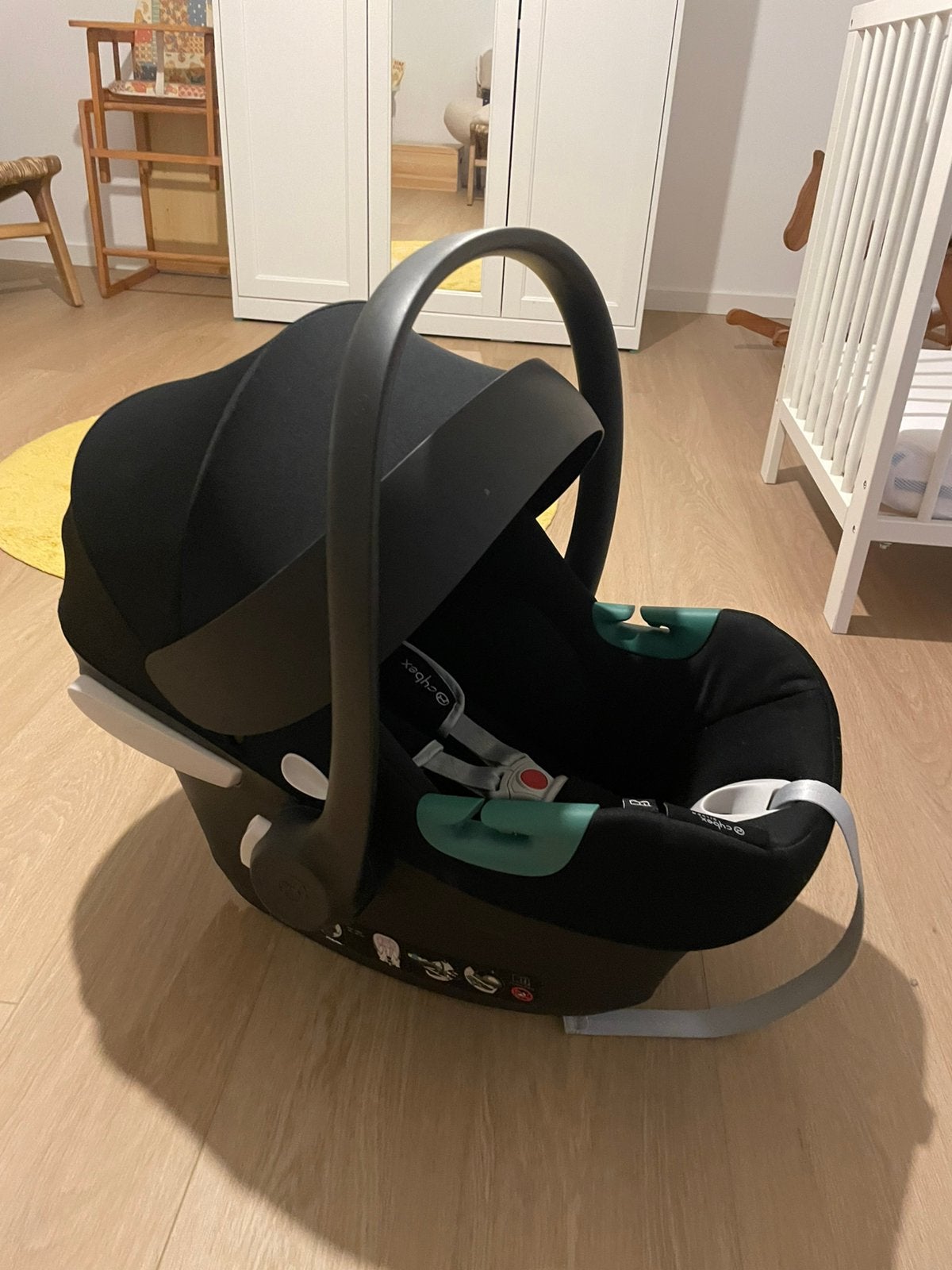 Cybex autostoel groep 0+ met bijhorende basis voor de auto, Enfants & Bébés, Sièges auto, Autres marques, Comme neuf, Enlèvement