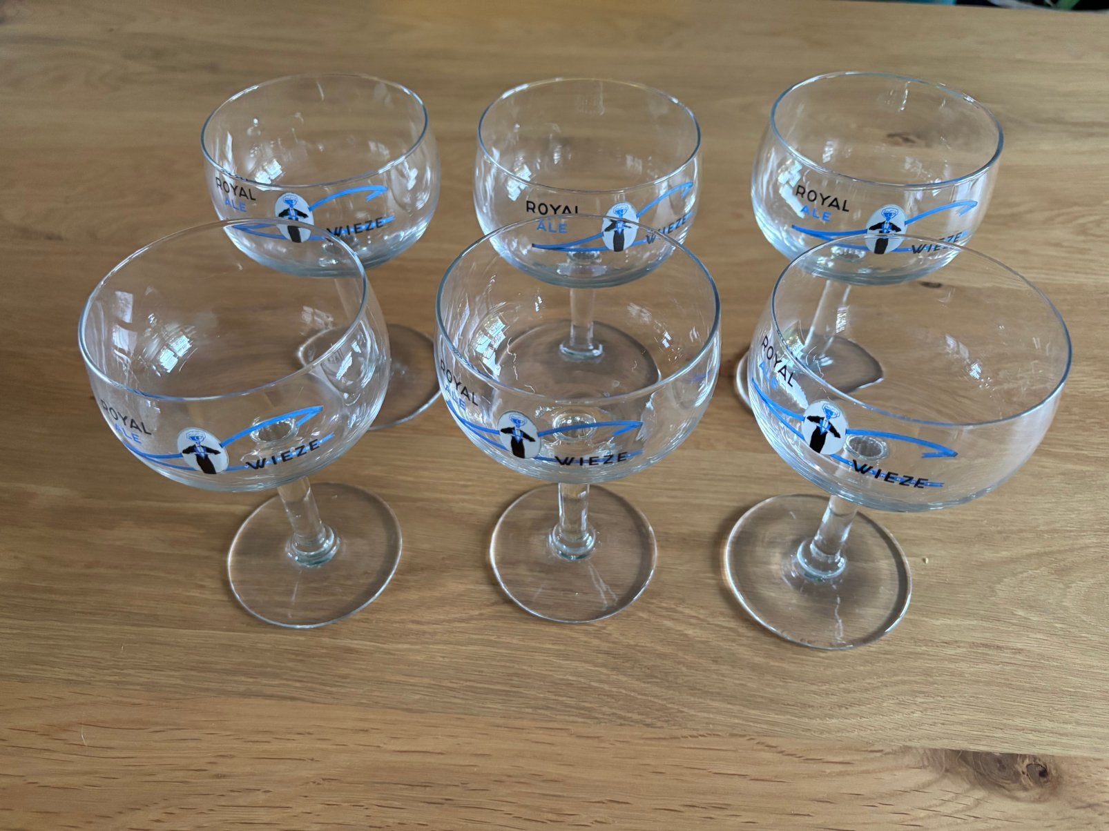 6 glazen royal wieze, Verzamelen, Ophalen of Verzenden, Zo goed als nieuw