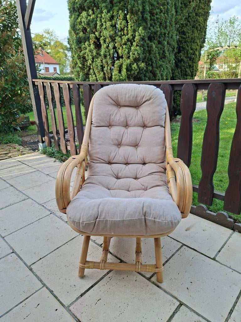 Rieten zetel, Ophalen, Eenpersoons, Zo goed als nieuw, Minder dan 150 cm