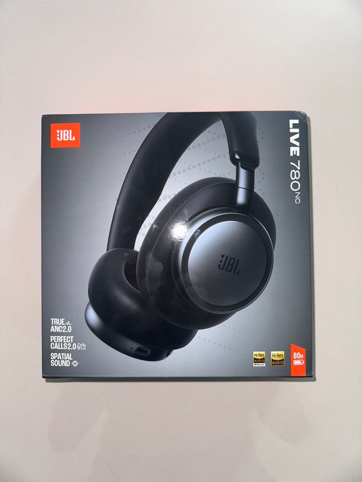 JBL Live 780NC Nouveau, Neuf, JBL, Réduction de bruit, Noir