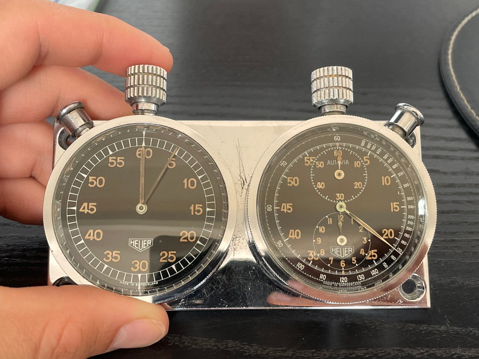 TAG HEUER Rally Timer Autavia stopwatch, Ophalen of Verzenden