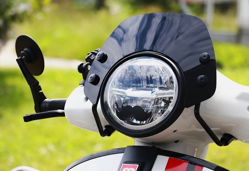 Sportief windscherm Vespa GTS en GTV, Motoren, Ophalen of Verzenden, Zo goed als nieuw