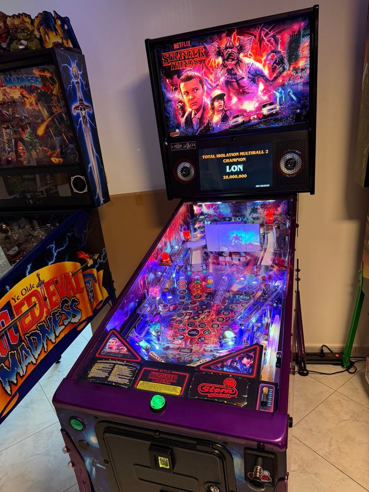 Flipper stern stranger things LE, Collections, Enlèvement ou Envoi, Comme neuf, Stern