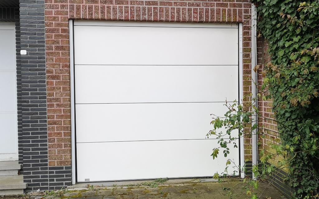 Automatische garagepoort | wit | Devokon + afstandsbediening, Doe-het-zelf en Bouw, Ophalen, Gebruikt