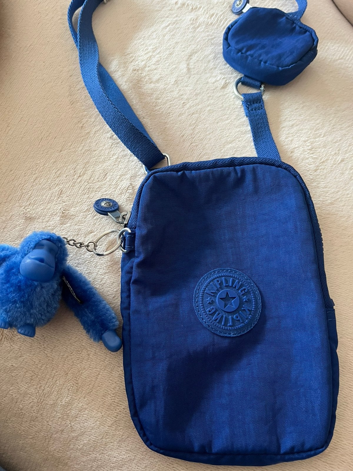 Kipling gsm tasje, Ophalen, Zo goed als nieuw, Blauw, Kipling