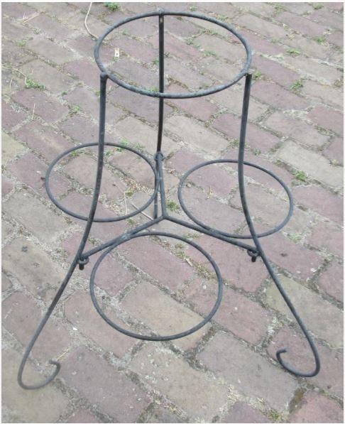 Superbe support pour plantes en métal, 64 cm, Enlèvement ou Envoi, Comme neuf, Métal, Intérieur