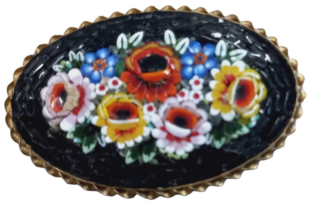 broche pour femme en micro mosaïque., Bijoux, Sacs & Beauté, Broches, Enlèvement ou Envoi, B, Utilisé, B