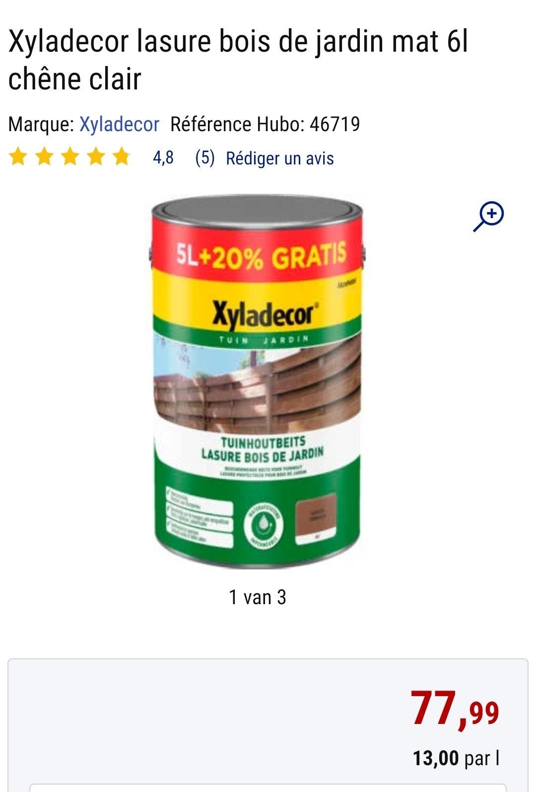 Peinture traitement bois extérieur neuf, Bricolage & Construction, Enlèvement, Peinture