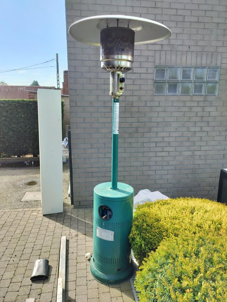 Terrasverwarmer, Ophalen