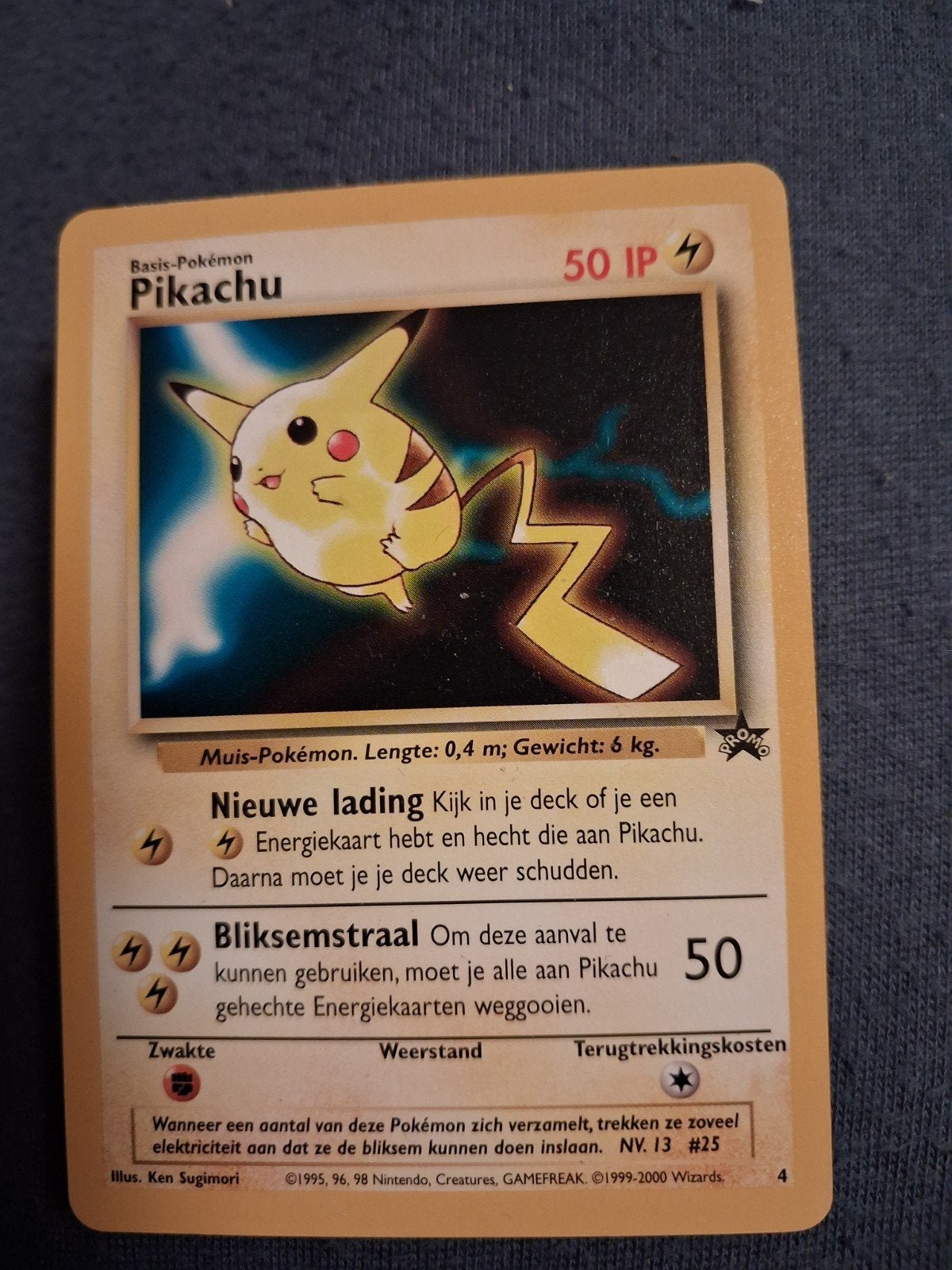 Pikachu Black Star Promo #4 in VHS van Pokémon 2 – Op eigen, Ophalen of Verzenden, Nieuw
