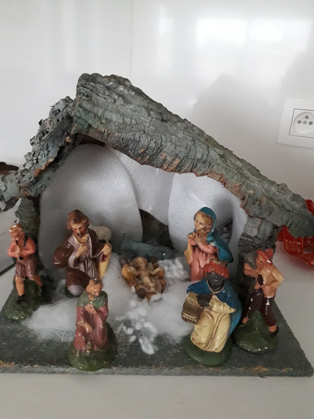 Mooi kerst stal oud 70 jaar, Diversen, Kerst, Ophalen