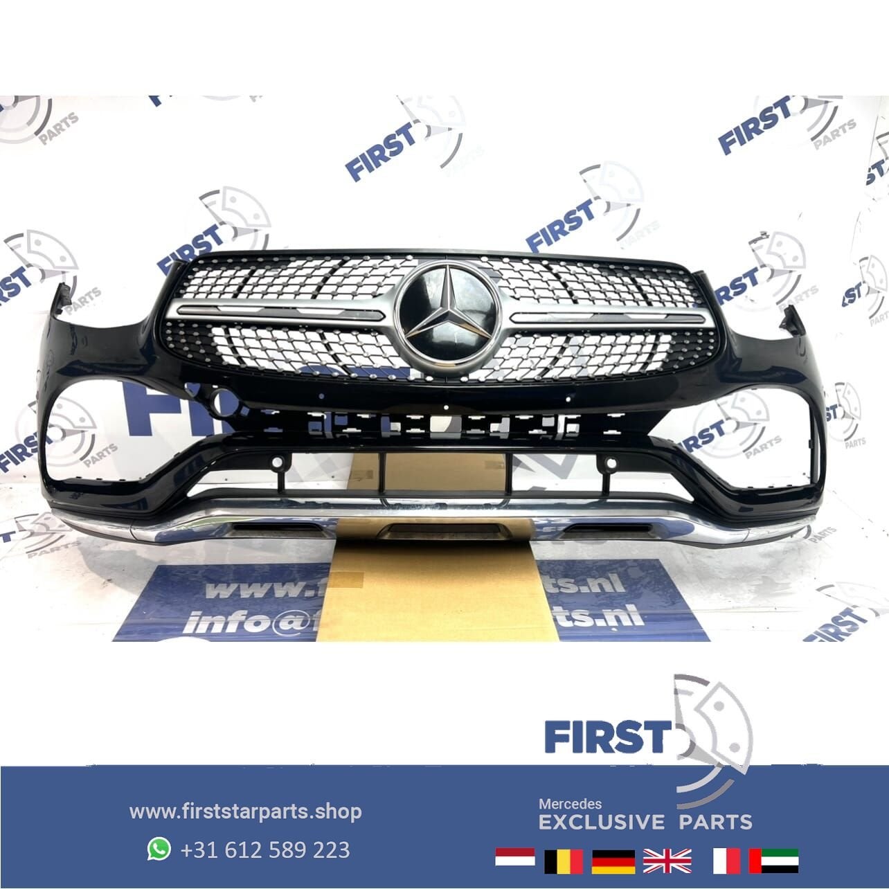 W253 BUMPER GLC AMG FACELIFT origineel Mercedes VOORBUMPER 2, Utilisé, -, Avant, -
