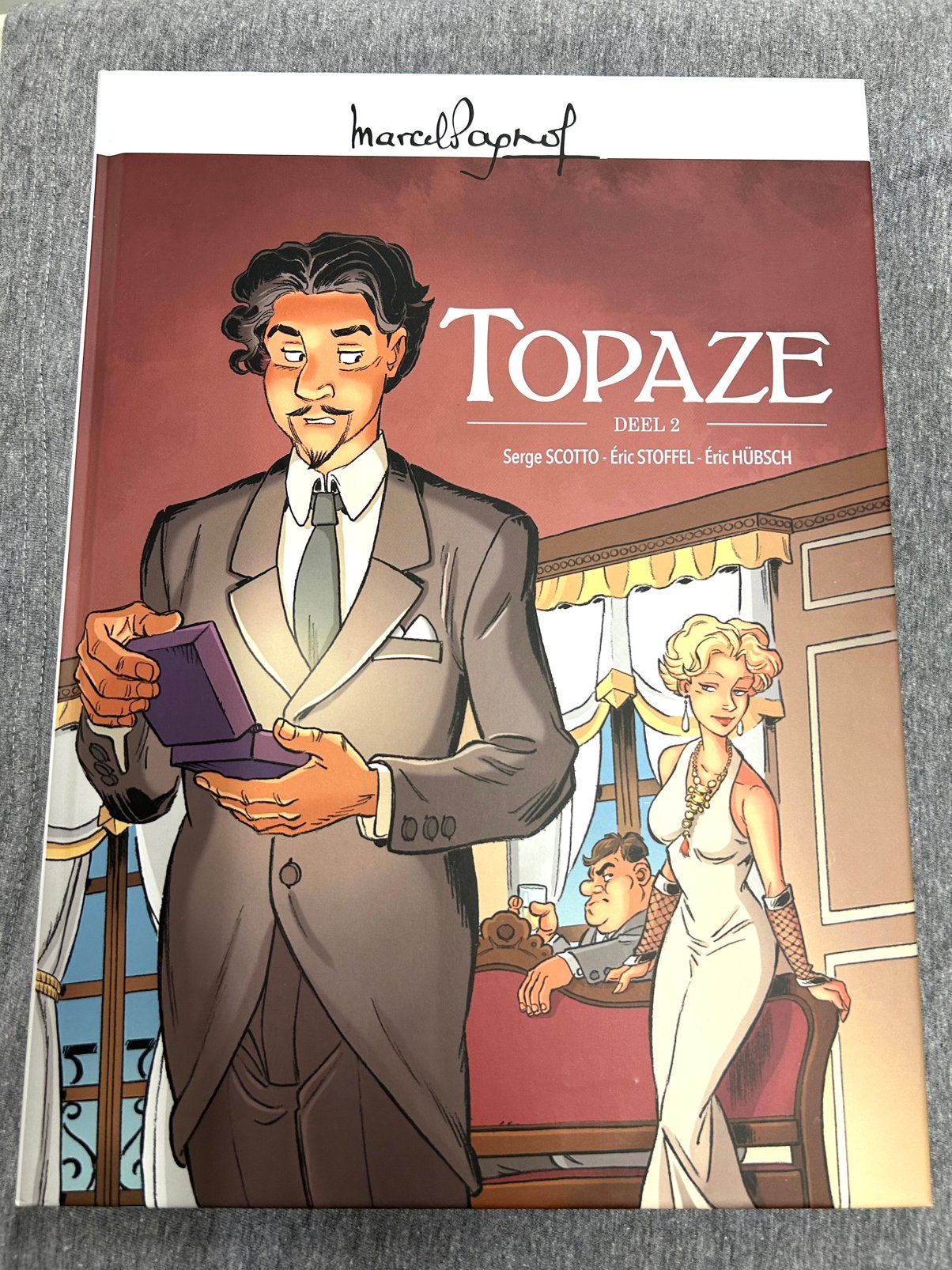 AVEC la signature de Hübsch - Topaze partie 2, Livres, Enlèvement ou Envoi, Comme neuf