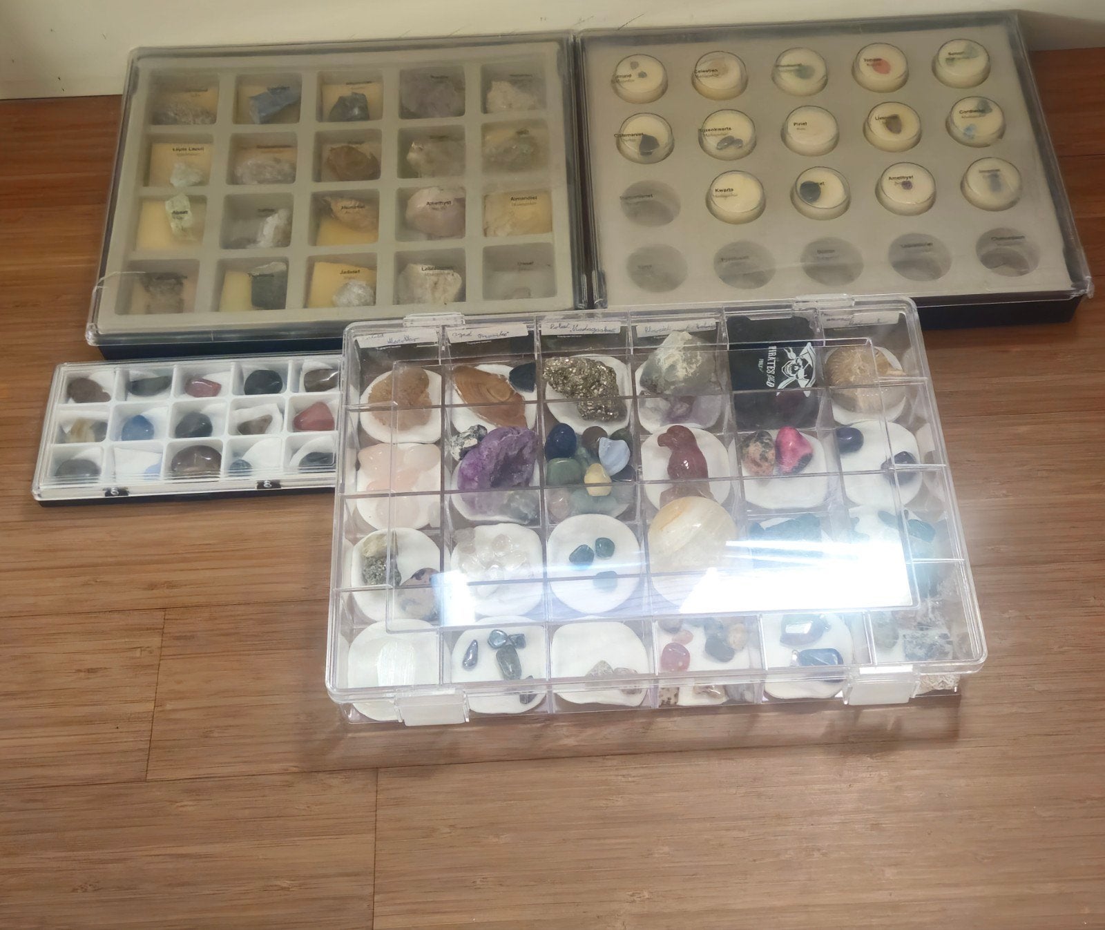 verzameling edelstenen, Verzamelen, Mineralen en Fossielen, Ophalen, Overige typen