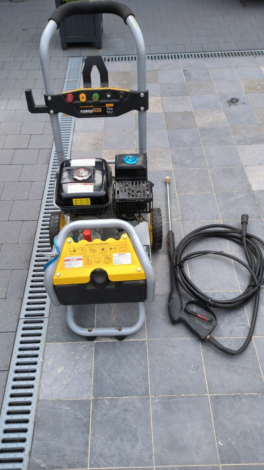 Benzine hogedrukreiniger, Tuin en Terras, Hogedrukreinigers, Ophalen, Benzine