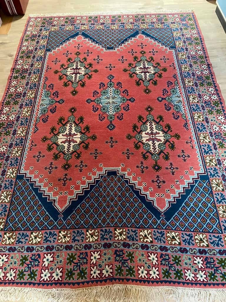 Rechthoekig Tunesisch tapijt (2,05 x 3m), Ophalen, Gebruikt, Blauw, 150 tot 200 cm