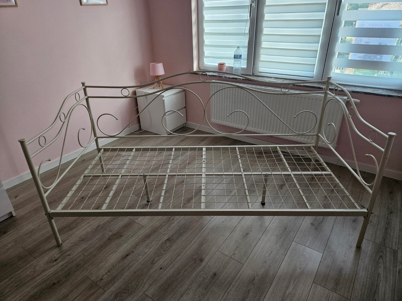 Lit fer forgé 90x200, 90 cm, Une personne, Enlèvement, Utilisé