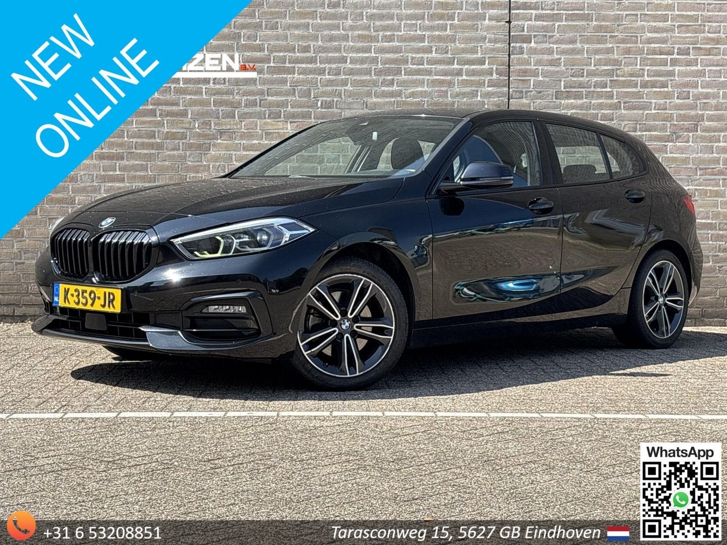 BMW 118 1-serie 118i Executive Edition | Leder | Climate | C, Auto's, BMW, 1 Reeks, Zwart, Bedrijf, Navigatiesysteem