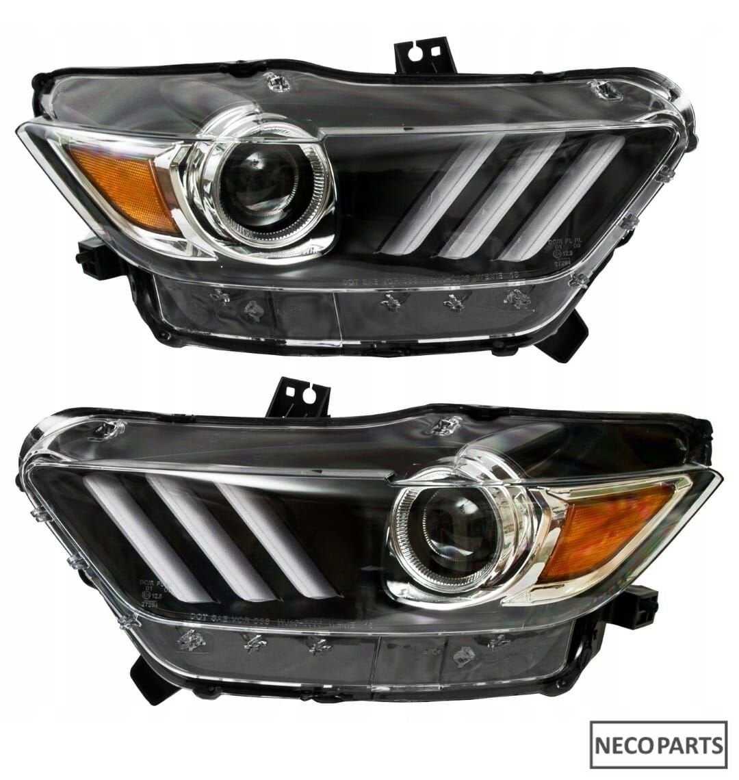 FORD MUSTANG KOPLAMP KOPLAMPEN USA, Auto-onderdelen, Carrosserie, Bumper, Ford, Gebruikt, Ophalen of Verzenden