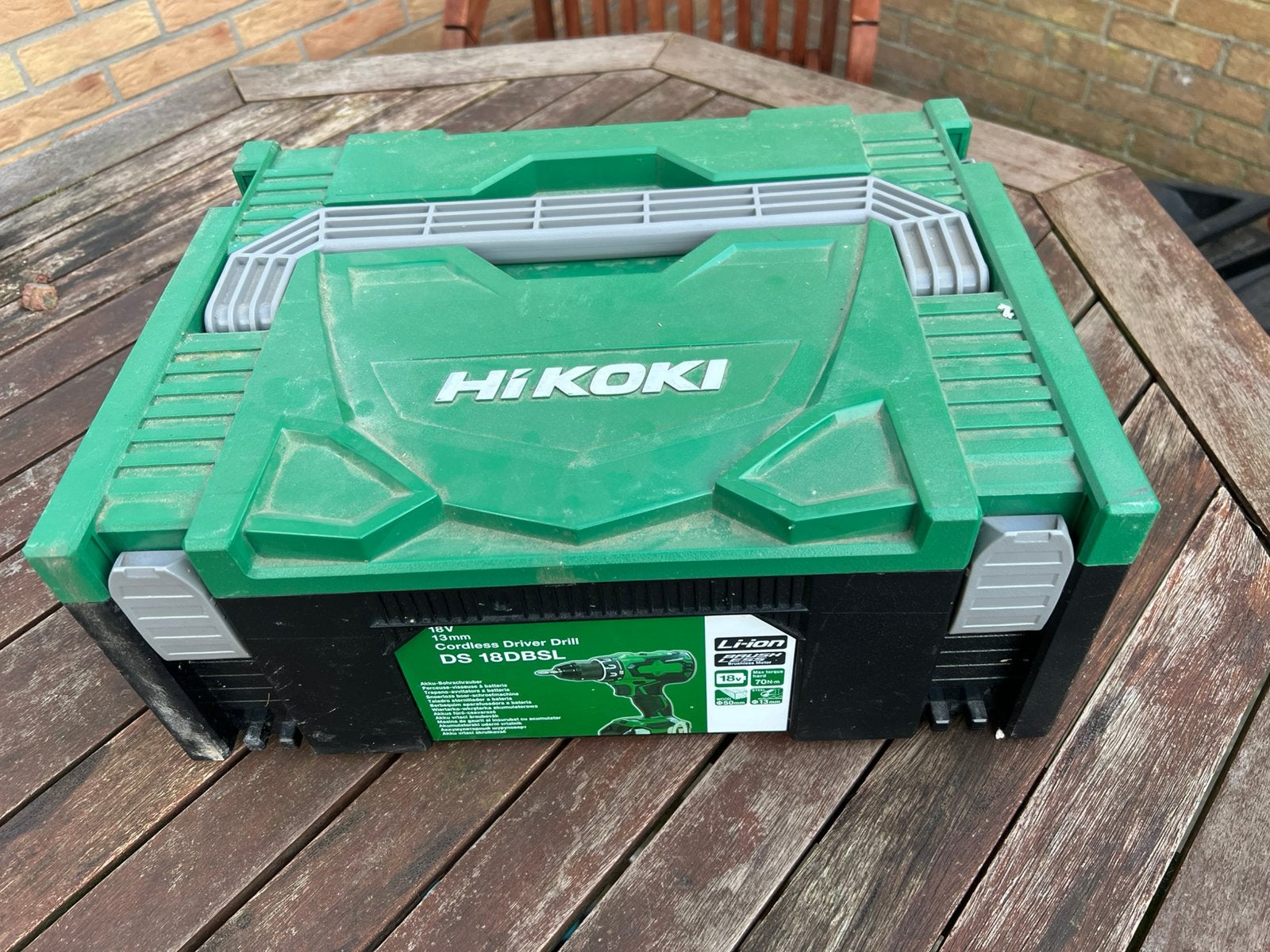 HIKOKI schroefboormachine met batterij & koffer, Ophalen, Zo goed als nieuw
