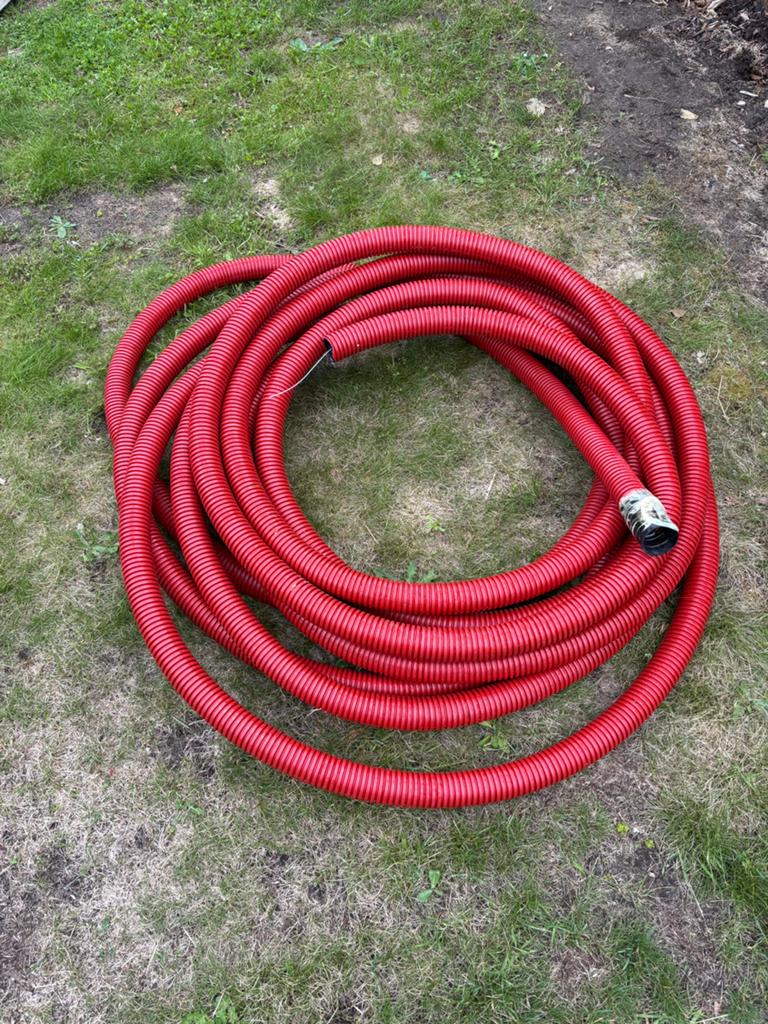 15m Wachtbuis met trekdraad diameter 5cm, 6 mètres ou plus, 40 à 60 mm, PVC, Comme neuf