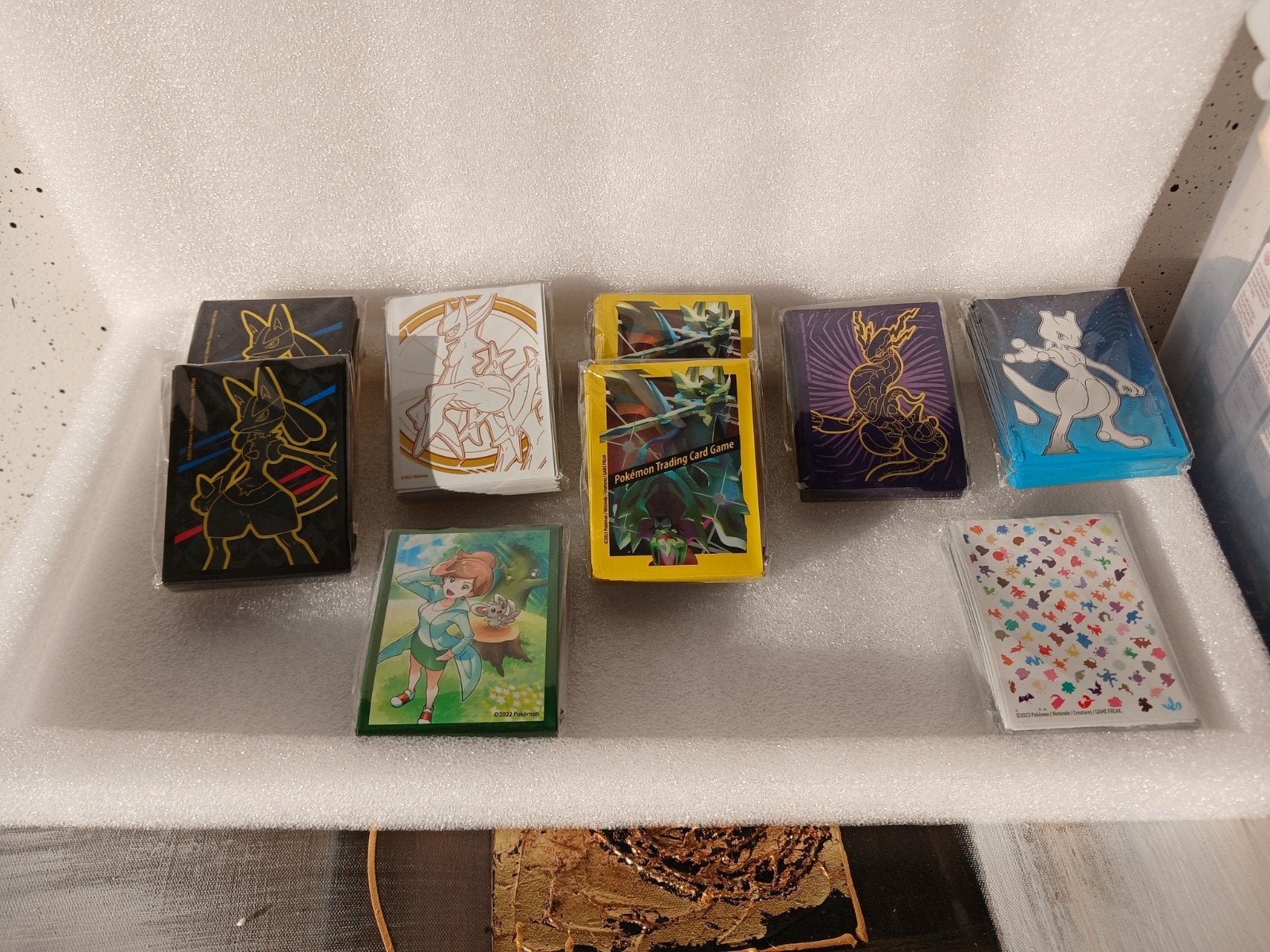 Lot van 9 Pokémon TCG Card Sleeves Pakjes (Sealed/Nieuw), Hobby & Loisirs créatifs, Enlèvement ou Envoi, Comme neuf, Pochettes ou Étuis à cartes